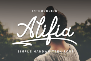 Alifia Font: Elevating Campaign Visuals with Handwritten Charm