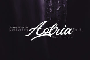 Aotria Font: Elevating Campaign Visuals with Elegant Script