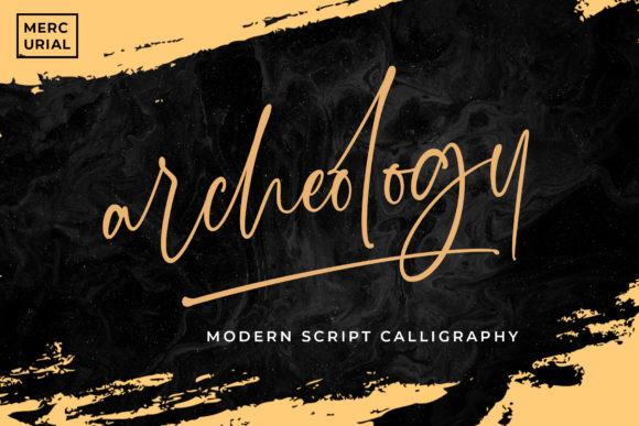 Archeology Font: A Confident Script for Editorial Design