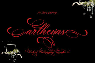 Arthevas: A Modern Calligraphy Font for Captivating Campaigns