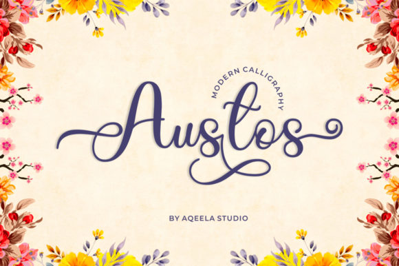 Austos Font Review: Modern Calligraphy for Web Design