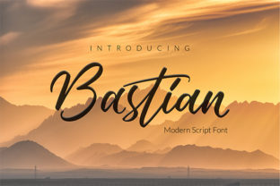 Bastian: A Handmade Script for Editorial Elegance