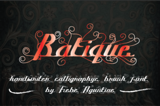 Batique: A Handwritten Script Font for Editorial Elegance