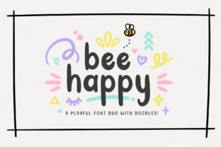 Bee Happy Duo Font: A Playful Typeface for Branding
