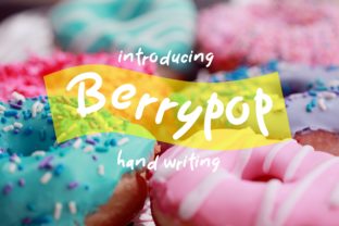 Berrypop Font: Sweet Editorial Typography