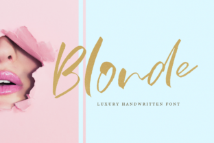 Blonde: A Premium Script Font for Creative Web Design