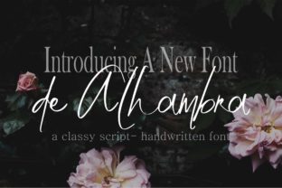 De Alhambra Font: Elevating Handmade Labels and Invites