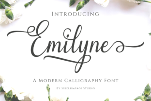 Emilyne: A Designer’s Take on This Script Font