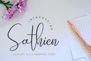 Enhance Your Campaigns with Sathien: A Luxurious Script Font