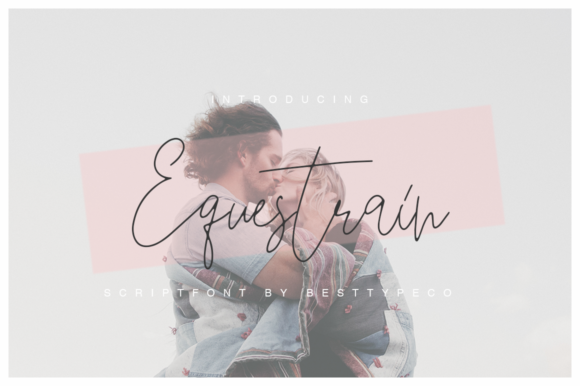 Equestrain Font: A Raw Script for Editorial Design