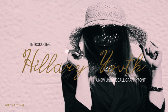 Hillary Youth Font: An Elegant Script for Editorial Design