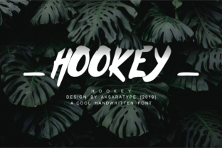 Hookey Font: Bold Handwritten Style for Business Branding