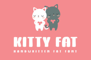 Kitty Fat Font: Testing a Bold Brush Typeface for Branding