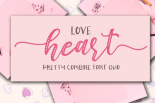 Love Heart Duo: A Script Font for Editorial Design