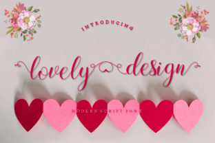 Lovely Design: A Modern Calligraphy Font for Elegant Branding
