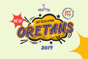 Oretans Font: A 3D Handwritten Typeface for Web Design
