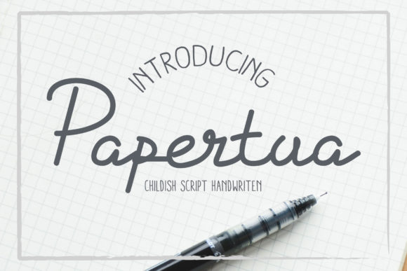 Papertua Font: Elegant Handwritten Style for Web Design