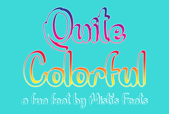 Quite Colorful Font: Elevating Campaign Visuals