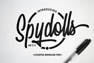 Spydolls Font Review: A Playful Script for Campaigns