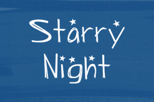 Starry Night Font: Authentic Handwritten Style for Web Design
