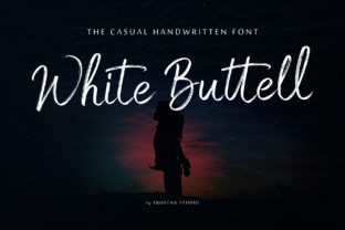 White Buttell Font for Editorial Design